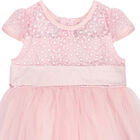 Baby Girls Pink Tulle Dress, 1, hi-res