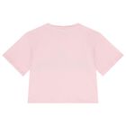 Girls Pink Logo T-Shirt, 1, hi-res