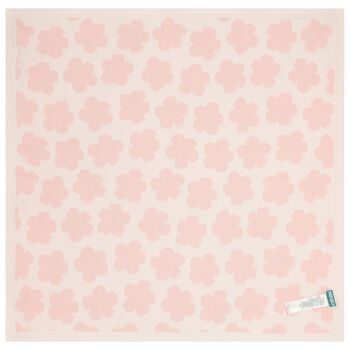 Baby Girls Pink Flower Knitted Blanket
