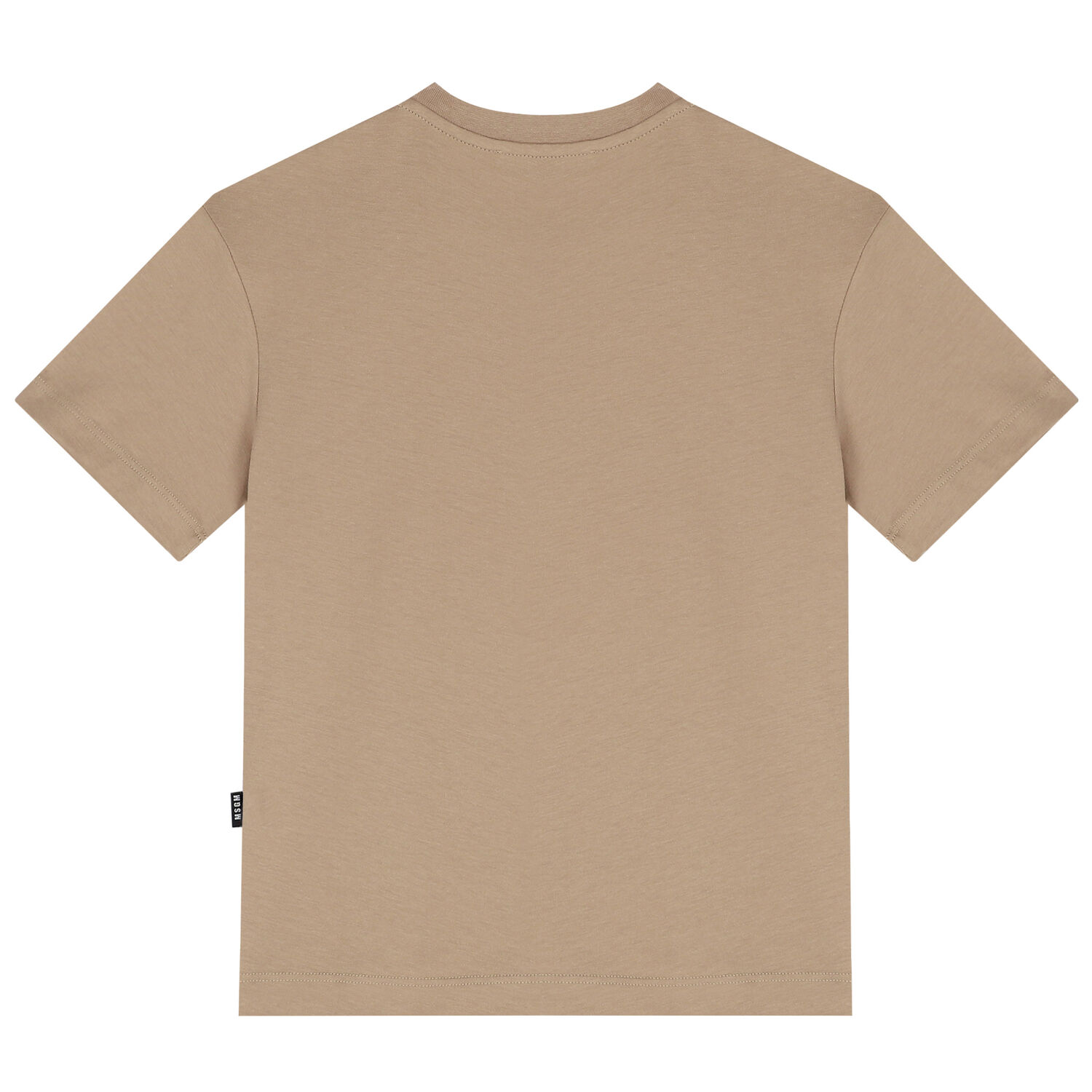 Beige & White Logo T-Shirt, 5, hi-res