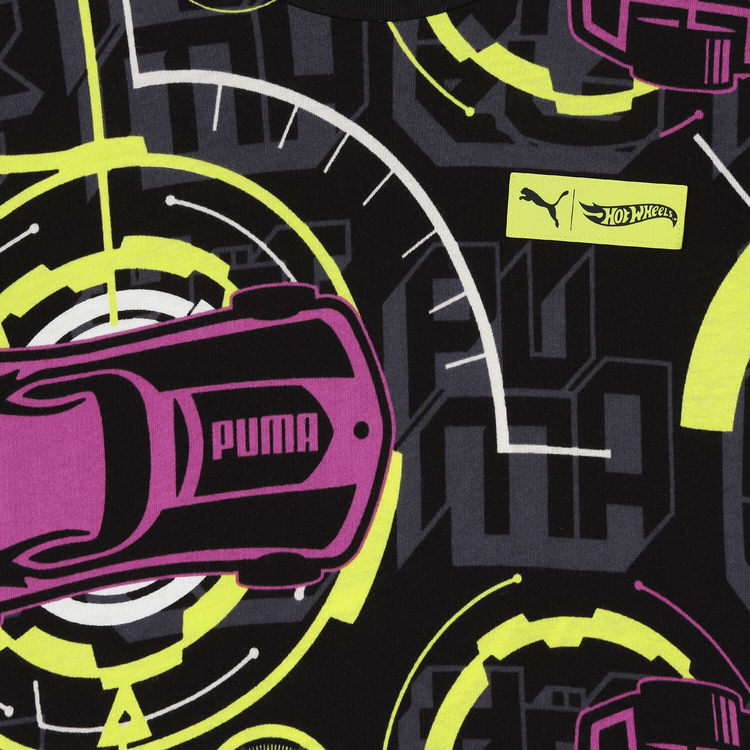 Boys Black Hot Wheels Logo T-Shirt, 1, hi-res