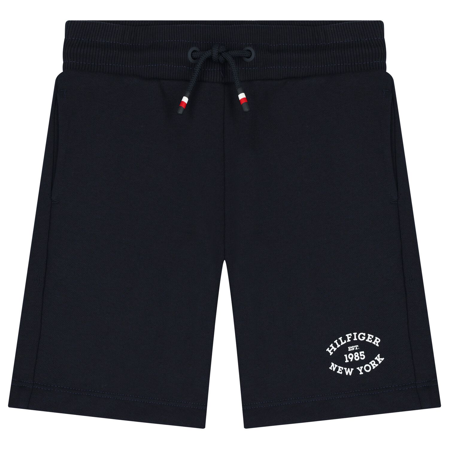 Boys Navy Blue Logo Shorts, 1, hi-res image number null