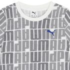 Boys White & Black Logo T-Shirt, 1, hi-res