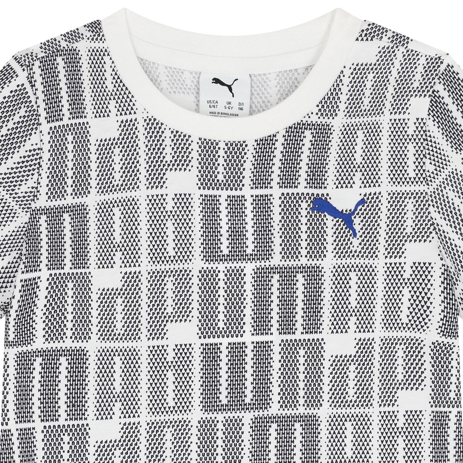 Boys White & Black Logo T-Shirt, 1, hi-res image number null