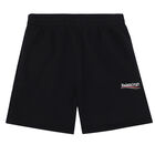 Black Logo Shorts, 1, hi-res