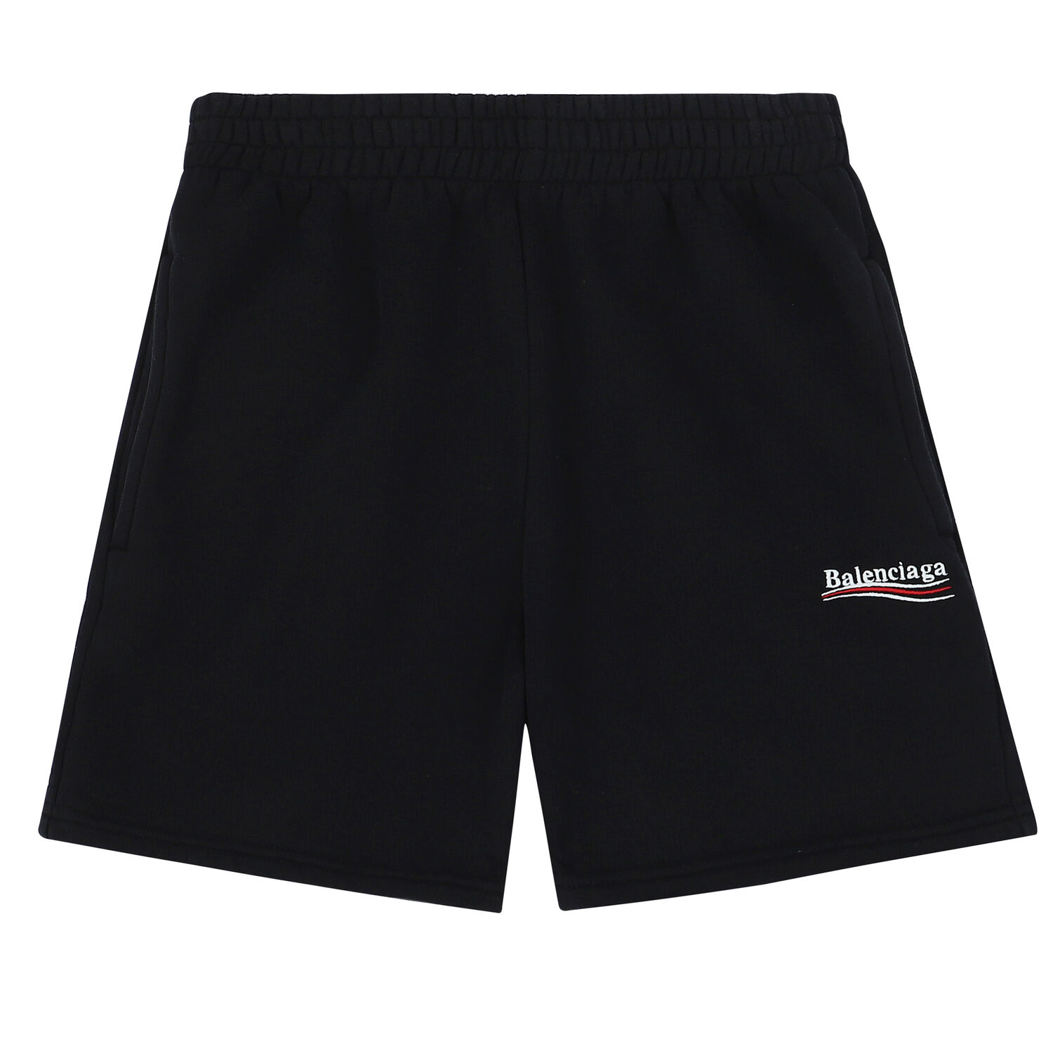 Black Logo Shorts, 1, hi-res