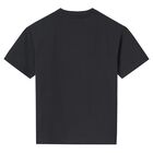 Boys Grey Cotton Logo T-Shirt, 1, hi-res
