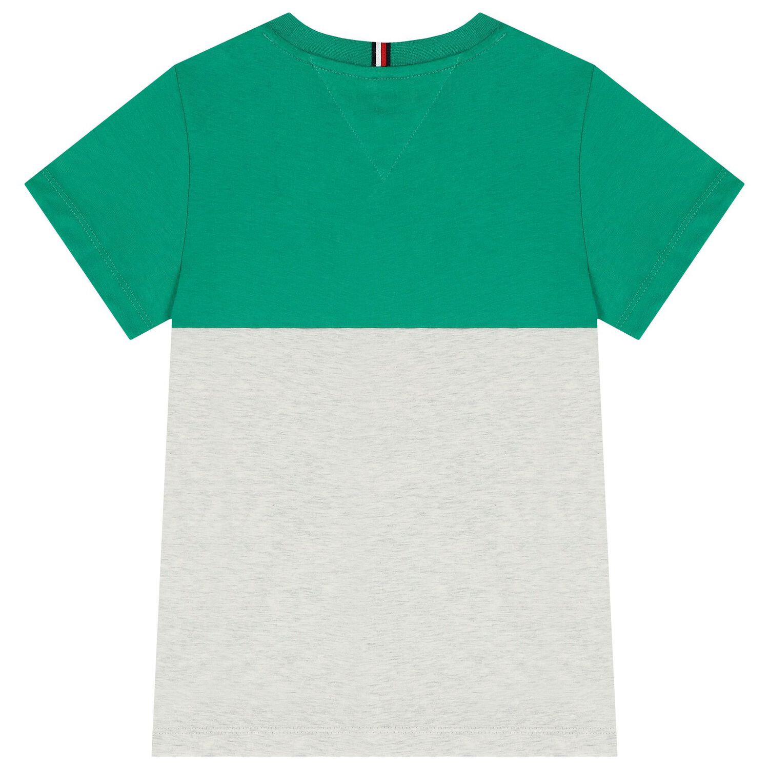 Boys Green & Grey Logo T-Shirt, 3, hi-res