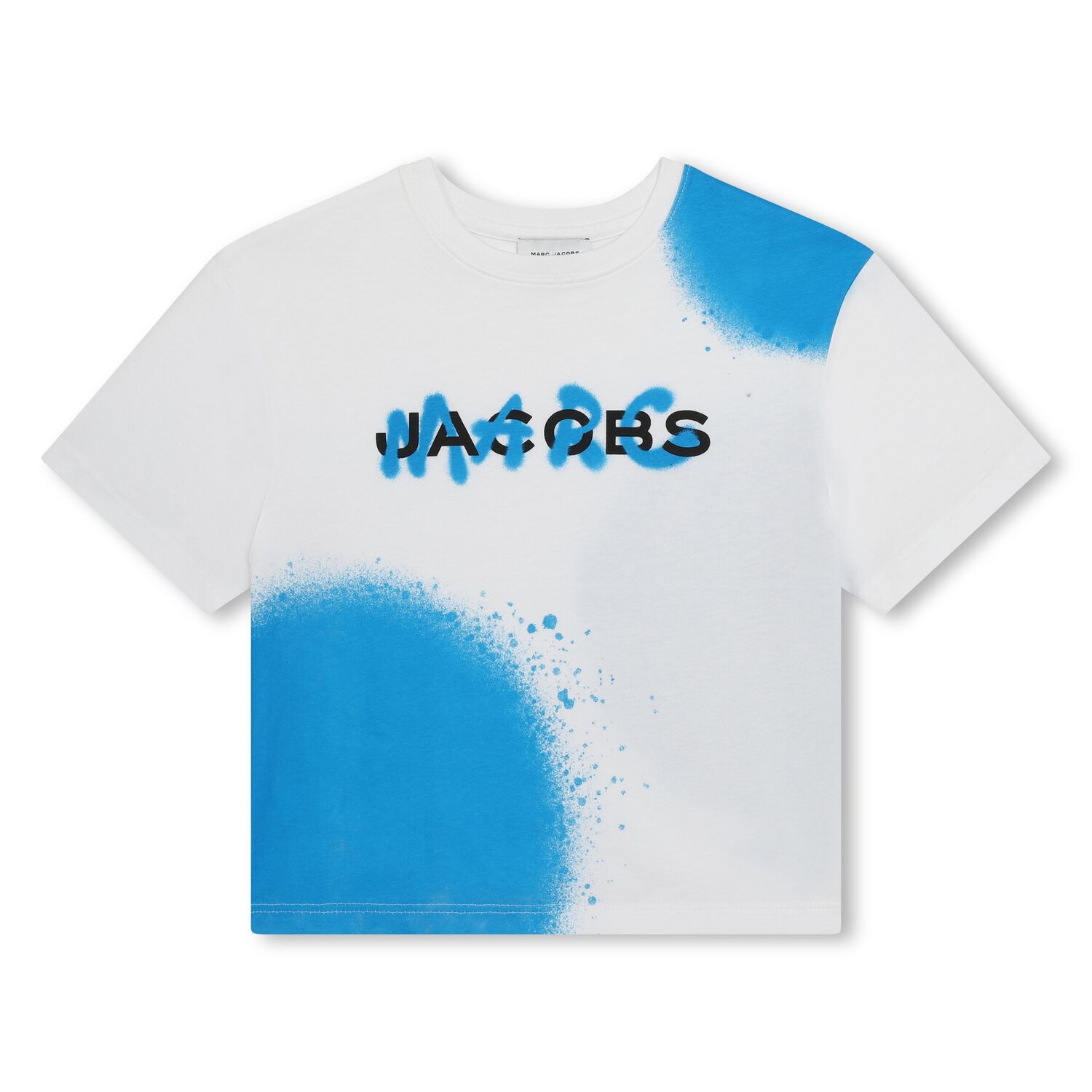 Boys White & Blue Logo T-Shirt, 1, hi-res