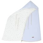 Ivory & Blue Hooded Reversible Nest, 2, hi-res