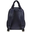 Girls Navy Logo Backpack, 1, hi-res