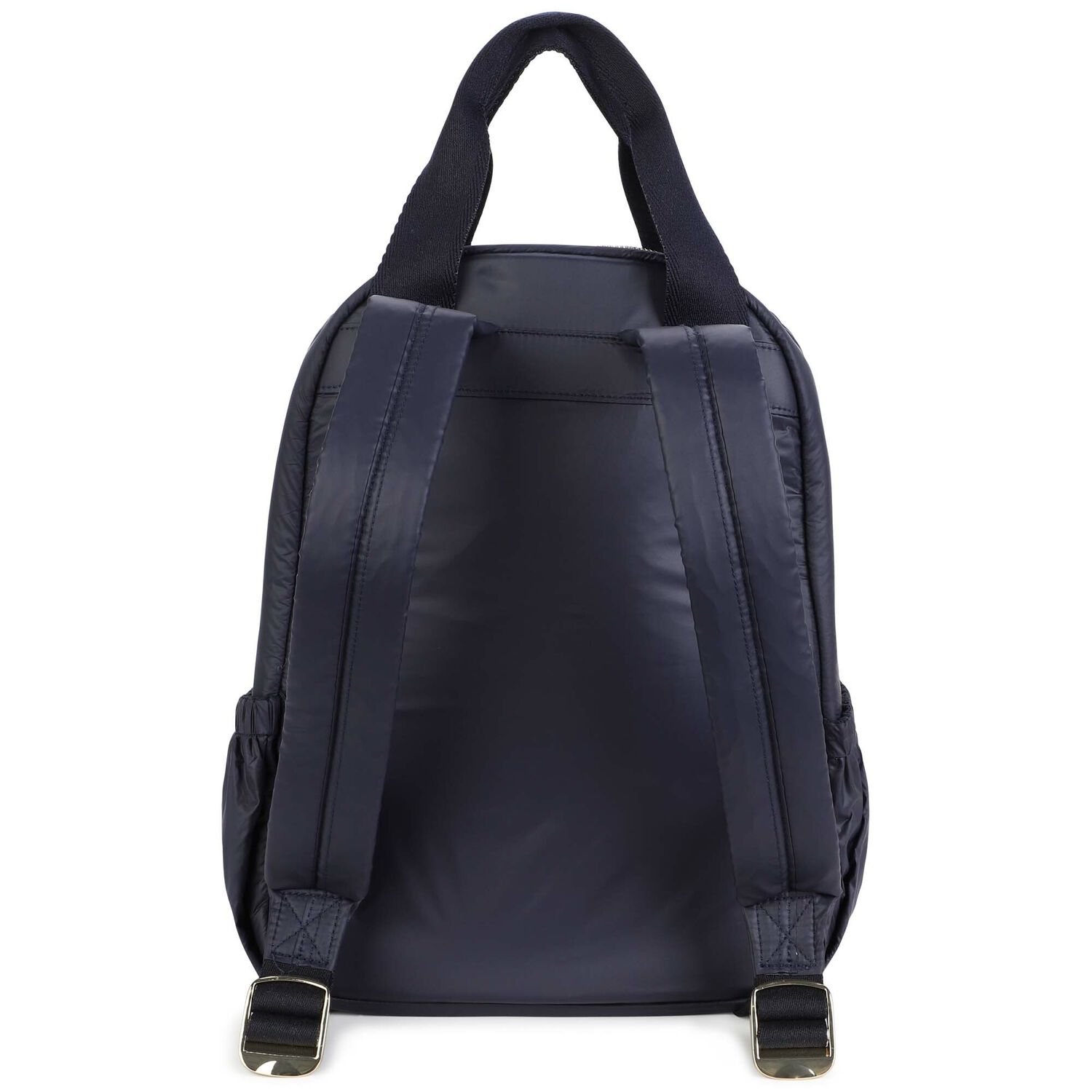 Girls Navy Logo Backpack, 1, hi-res