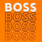 Boys Orange Logo T-Shirt, 4, hi-res
