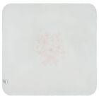 Baby Girls White & Pink Floral Blanket Set , 1, hi-res