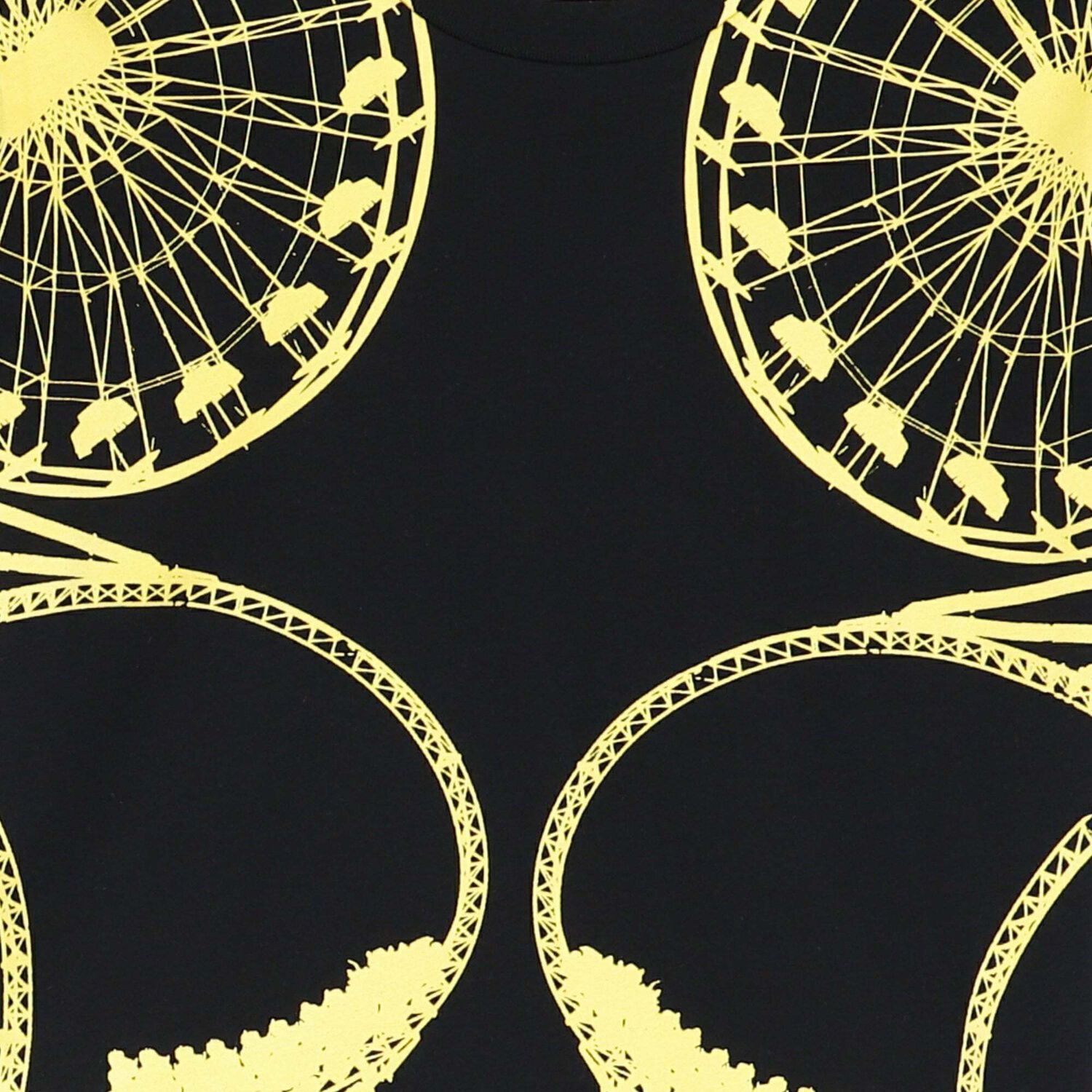 Boys Black & Yellow Printed T-Shirt, 1, hi-res
