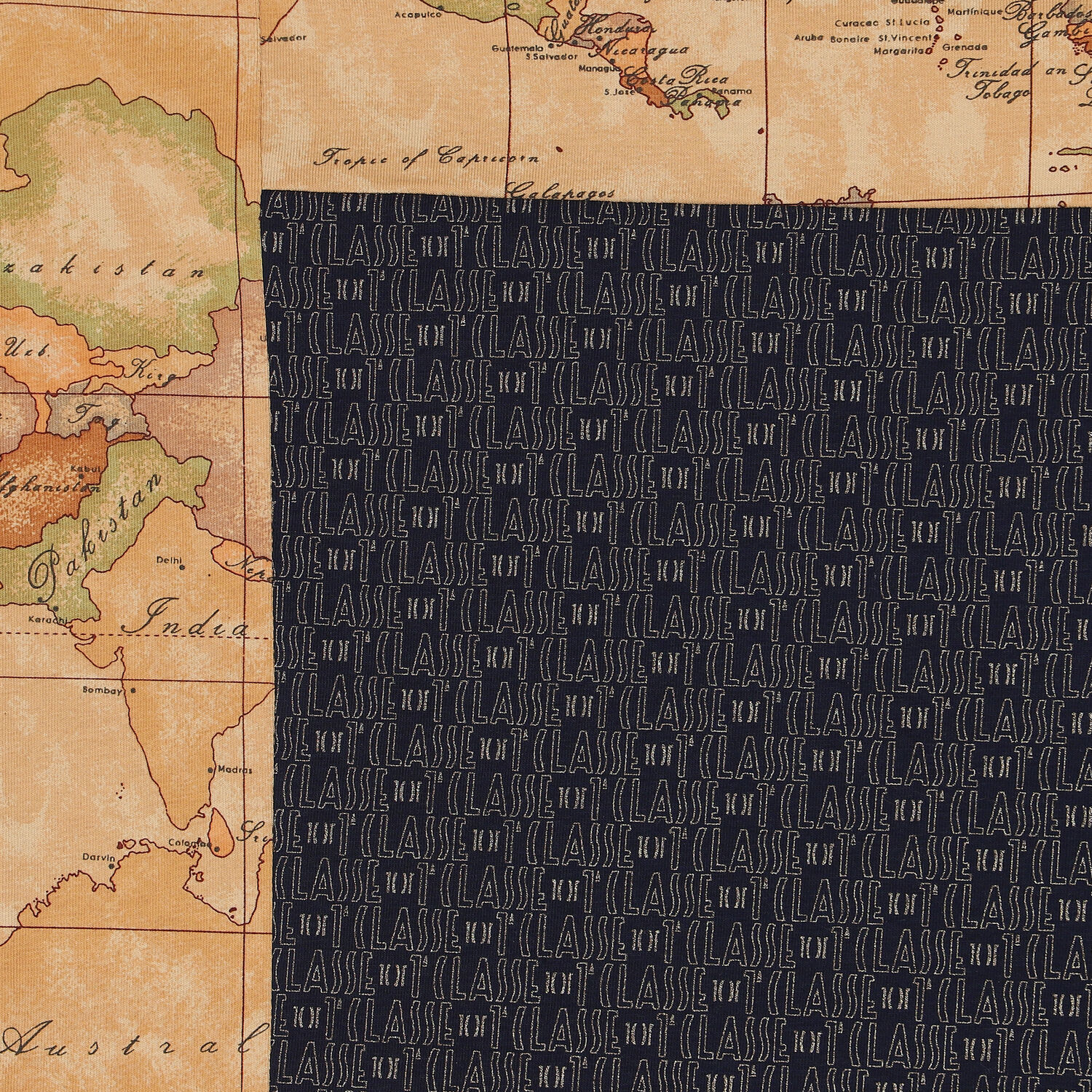 Navy Blue Logo Baby Blanket, 1, hi-res