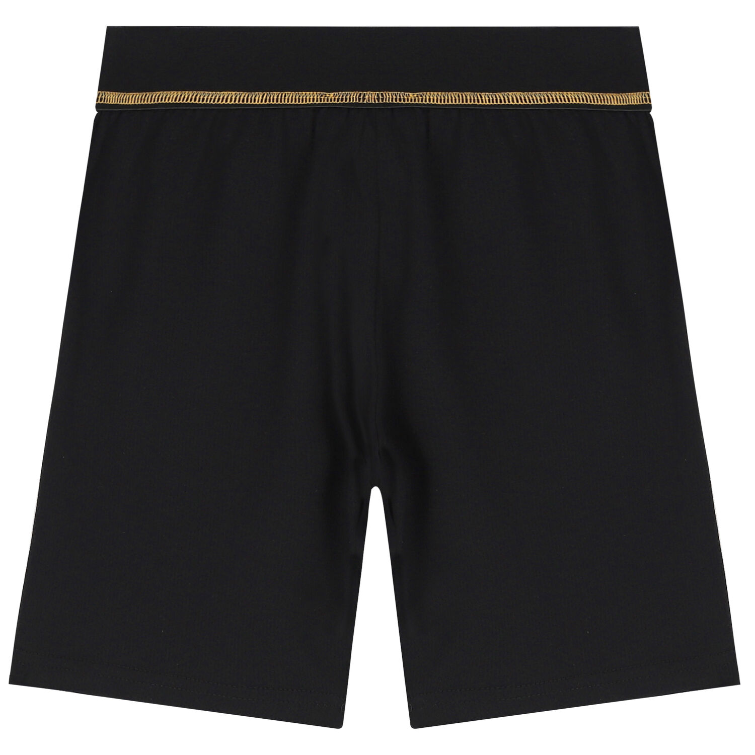 Boys Black Logo Shorts, 1, hi-res