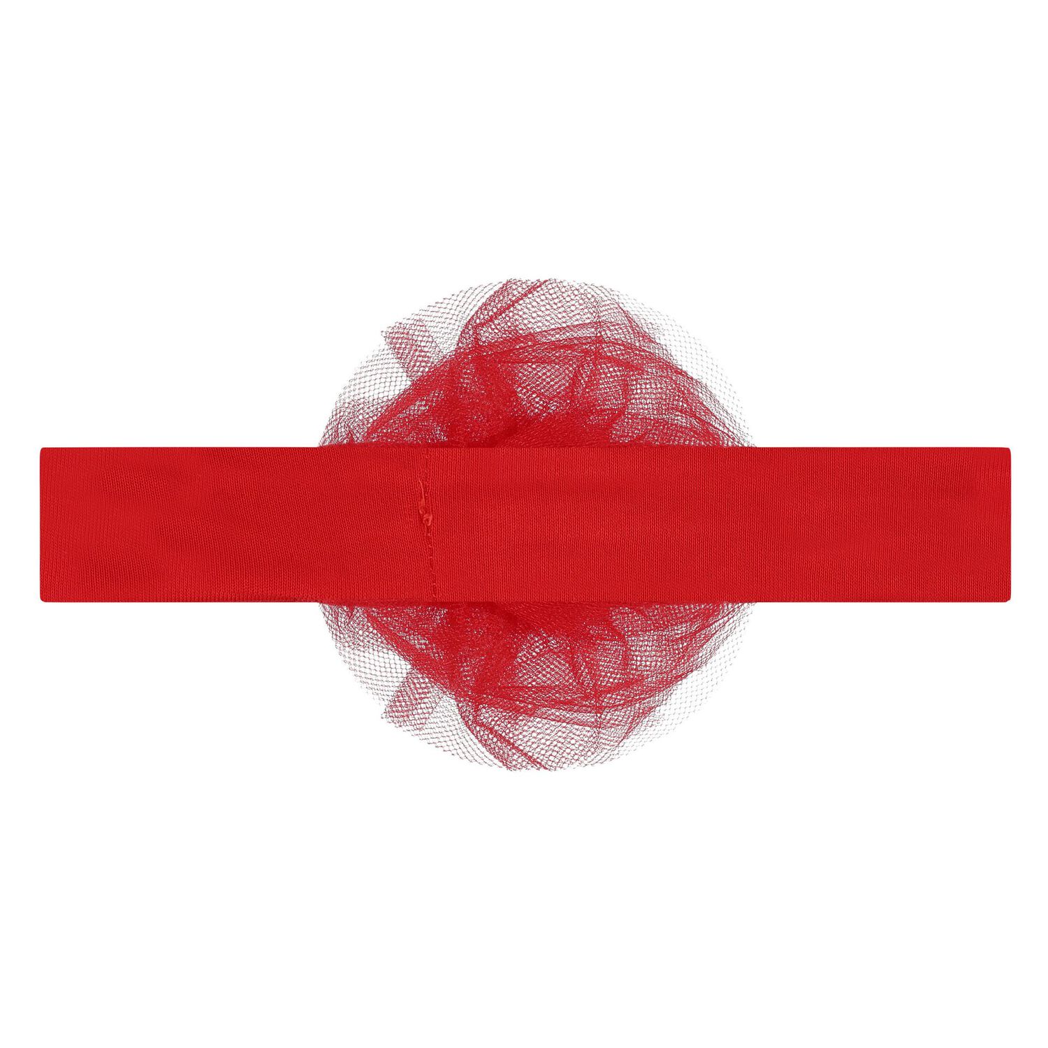 Girls Red Tulle Bow Dress Set, 1, hi-res image number null