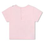 Younger Girls Pink Logo Bag Shorts Set, 1, hi-res