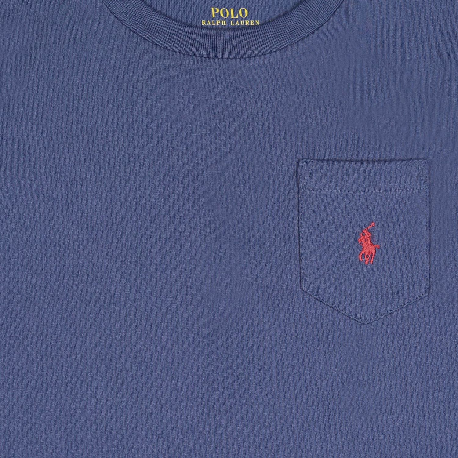 Boys Navy Blue Logo T-Shirt, 1, hi-res
