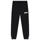 Boys Black Logo Joggers, 1, hi-res