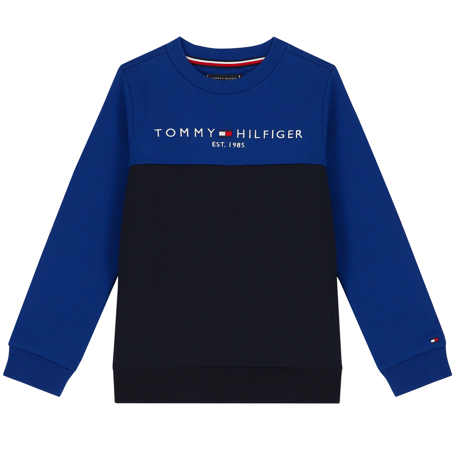 Boys Blue & Navy Blue Logo Tracksuit, 1, hi-res image number null