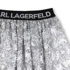 Girls Silver Sequinned Skirt, 1, hi-res