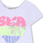 Girls White Rhinestone T-Shirt, 1, hi-res