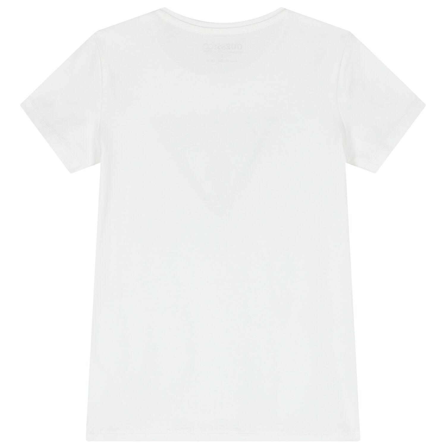 Girls White Logo T-Shirt, 3, hi-res