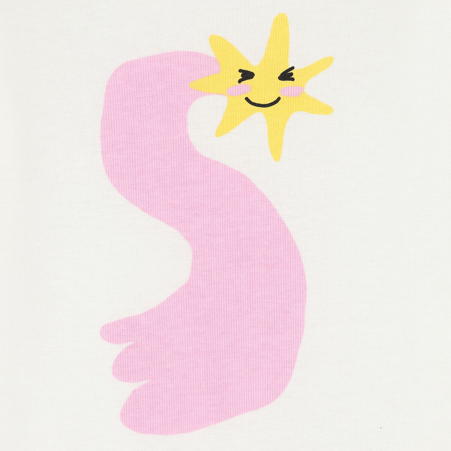 Baby Girls Ivory Shooting Stars Babygrows ( 2-Pack ), 1, hi-res