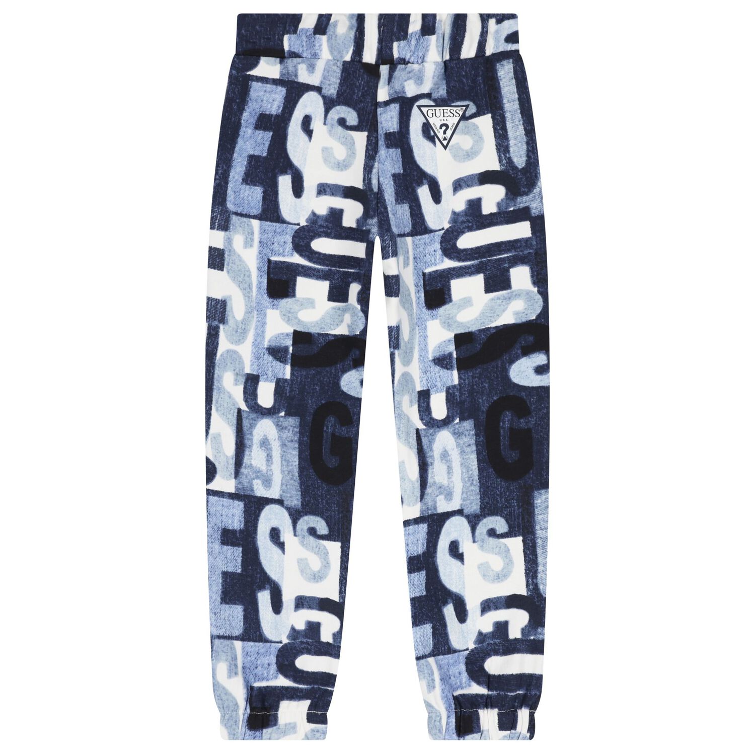 Boys Blue Logo Joggers, 2, hi-res