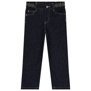 Boys Navy Blue Denim Jeans