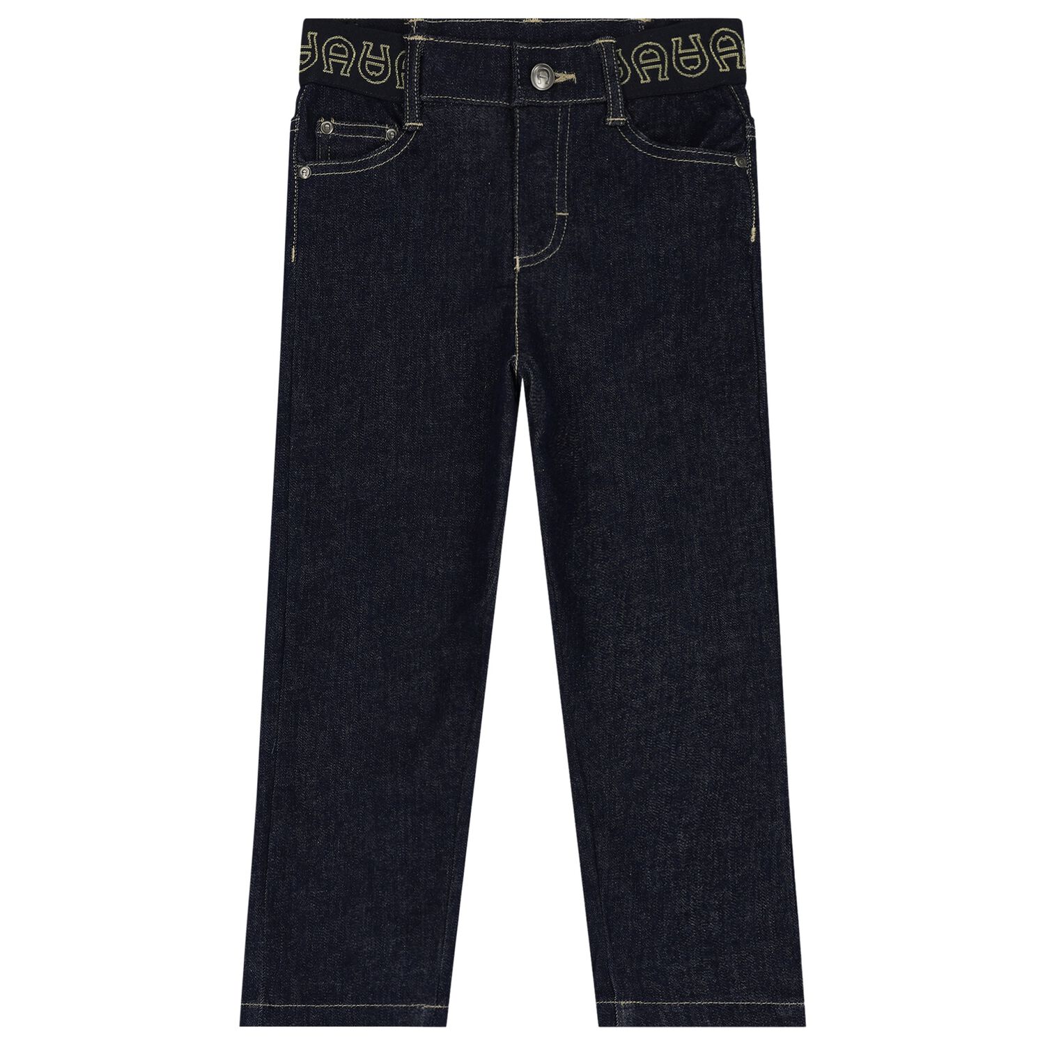 Boys Navy Blue Denim Jeans, 1, hi-res image number null