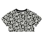 Girls Black & White Logo T-Shirt, 1, hi-res