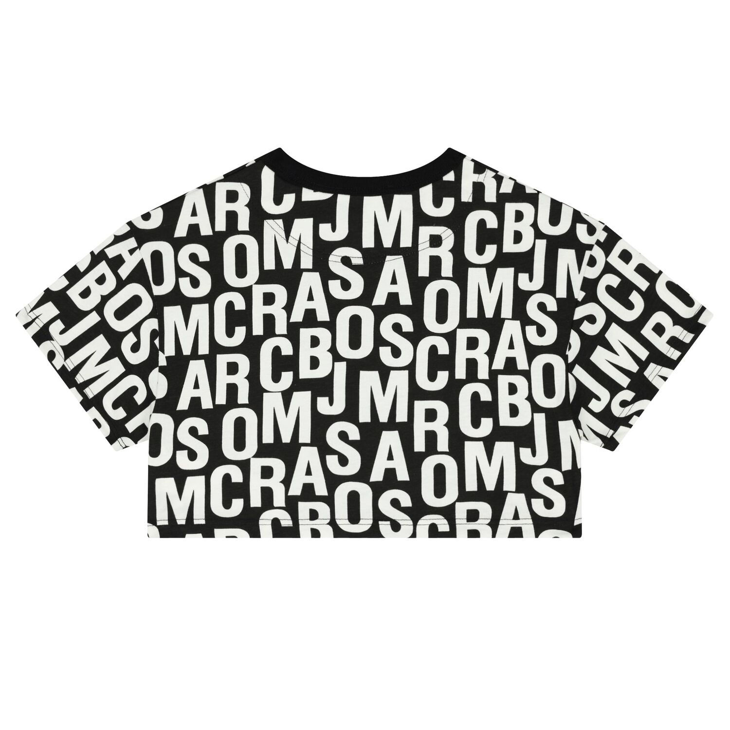 Girls Black & White Logo T-Shirt, 1, hi-res