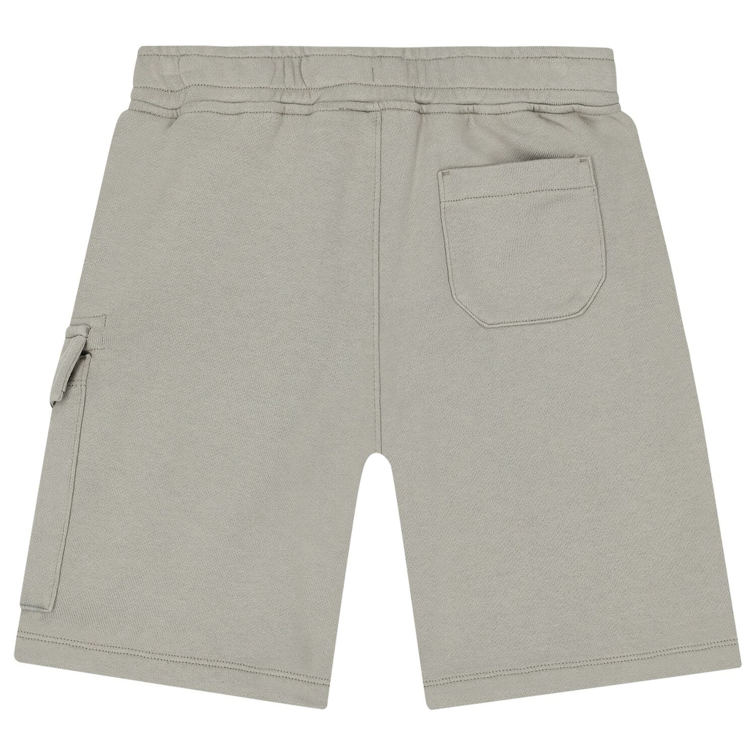 Boys Grey Logo Shorts, 1, hi-res