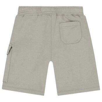 Boys Grey Logo Shorts