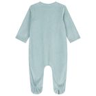 Baby Boys White & Green Dinosaur Babygrows ( 2-Pack ), 1, hi-res