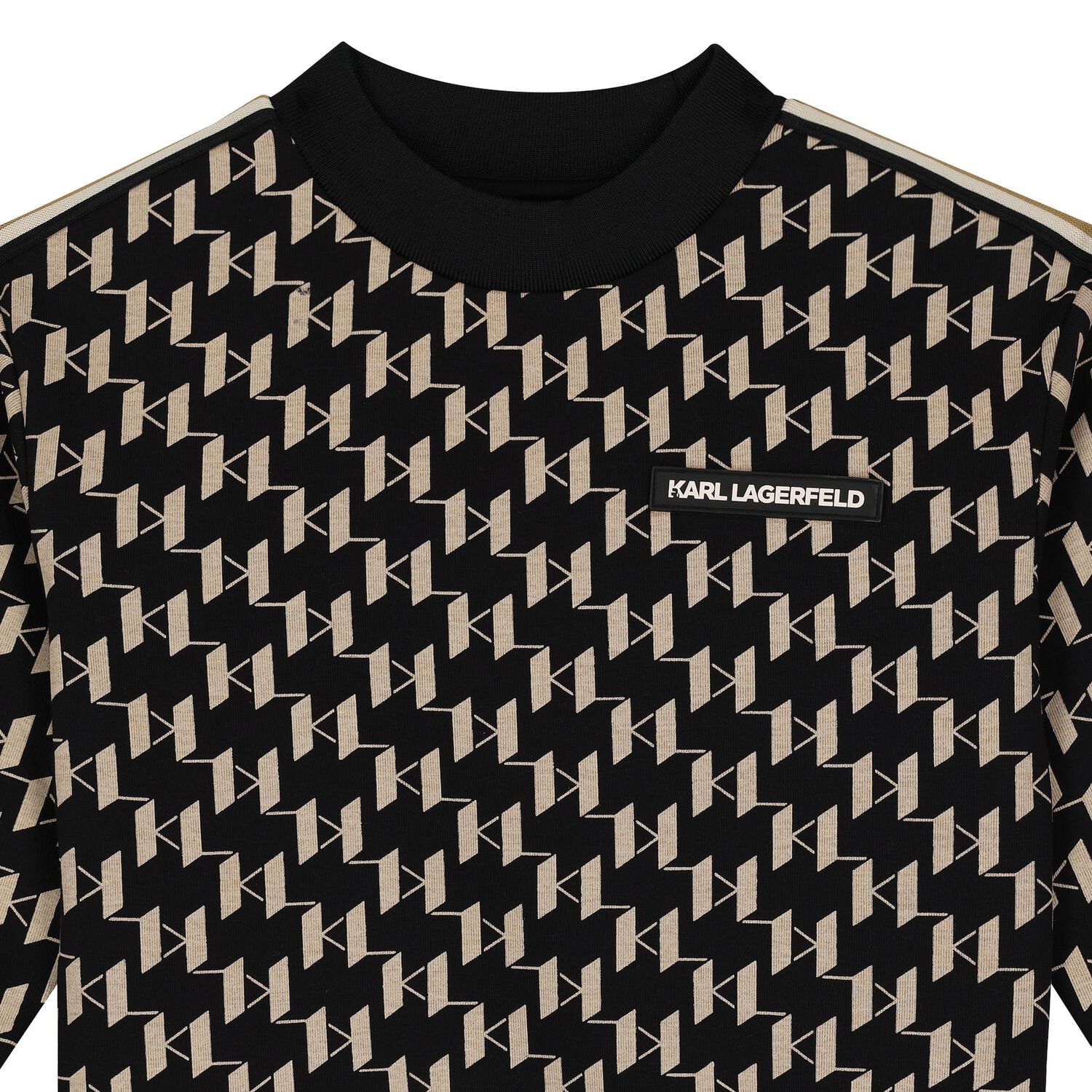 Boys Black Logo Sweatshirt, 1, hi-res image number null