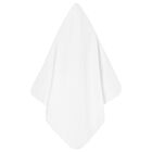 Baby Girls White Hooded Towel, 3, hi-res