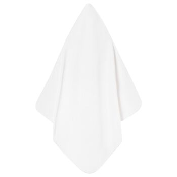 Baby Girls White Hooded Towel
