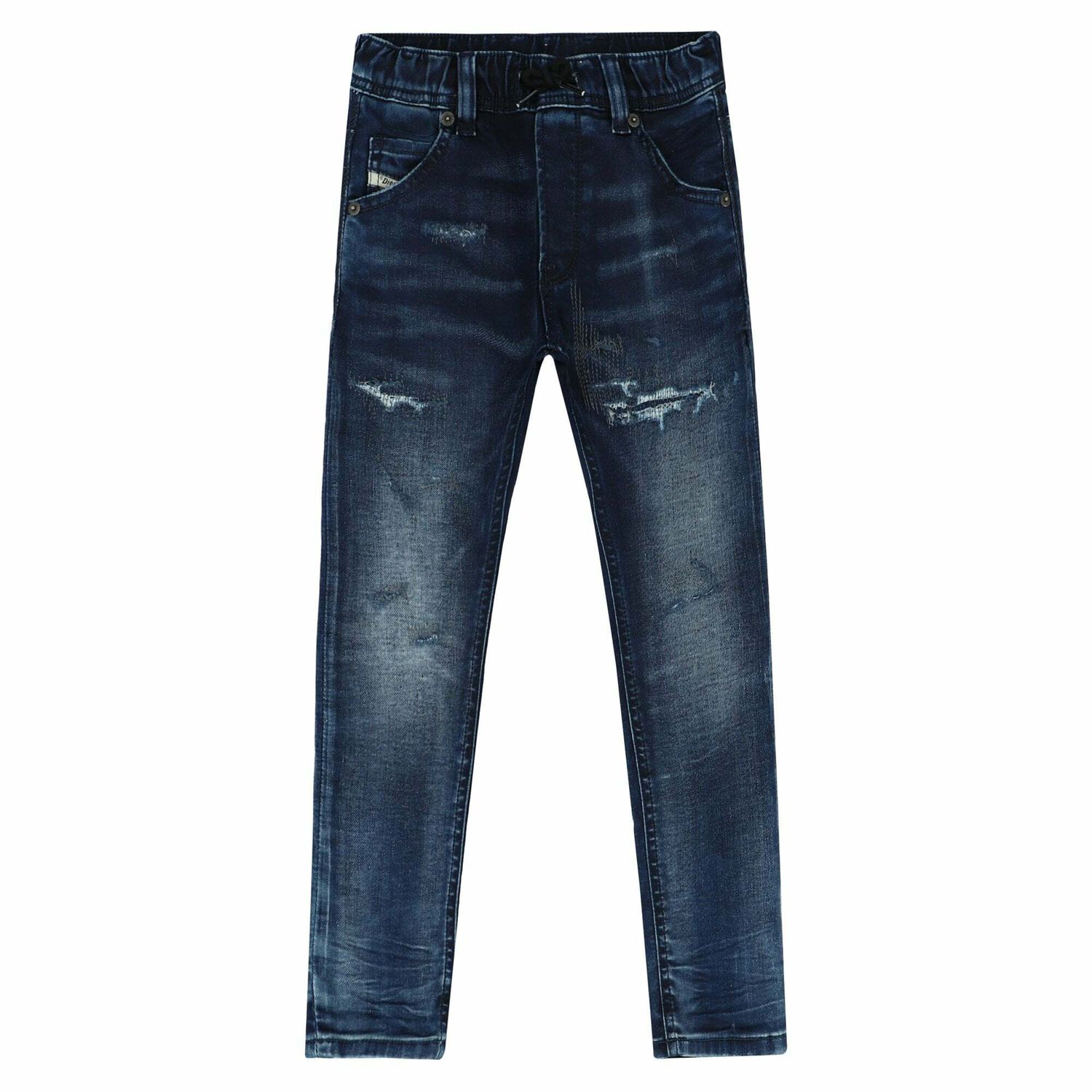 Boys Blue Denim Pants, 1, hi-res