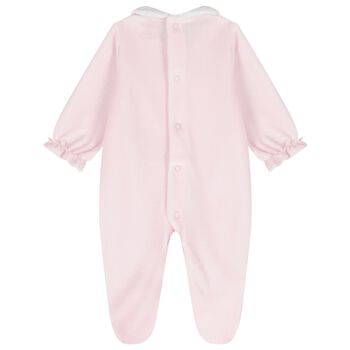 Baby Girls Pink Heart Babygrow