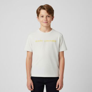 Boys Grey Logo T-Shirt