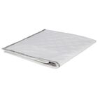 White Logo Quilted Baby Blanket, 1, hi-res