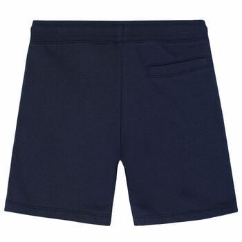 Boys Navy Logo Shorts
