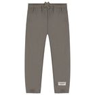Beige Logo Joggers, 2, hi-res