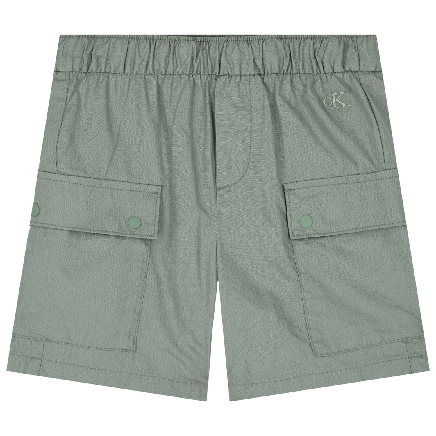 Boys Green Logo Shorts, 1, hi-res