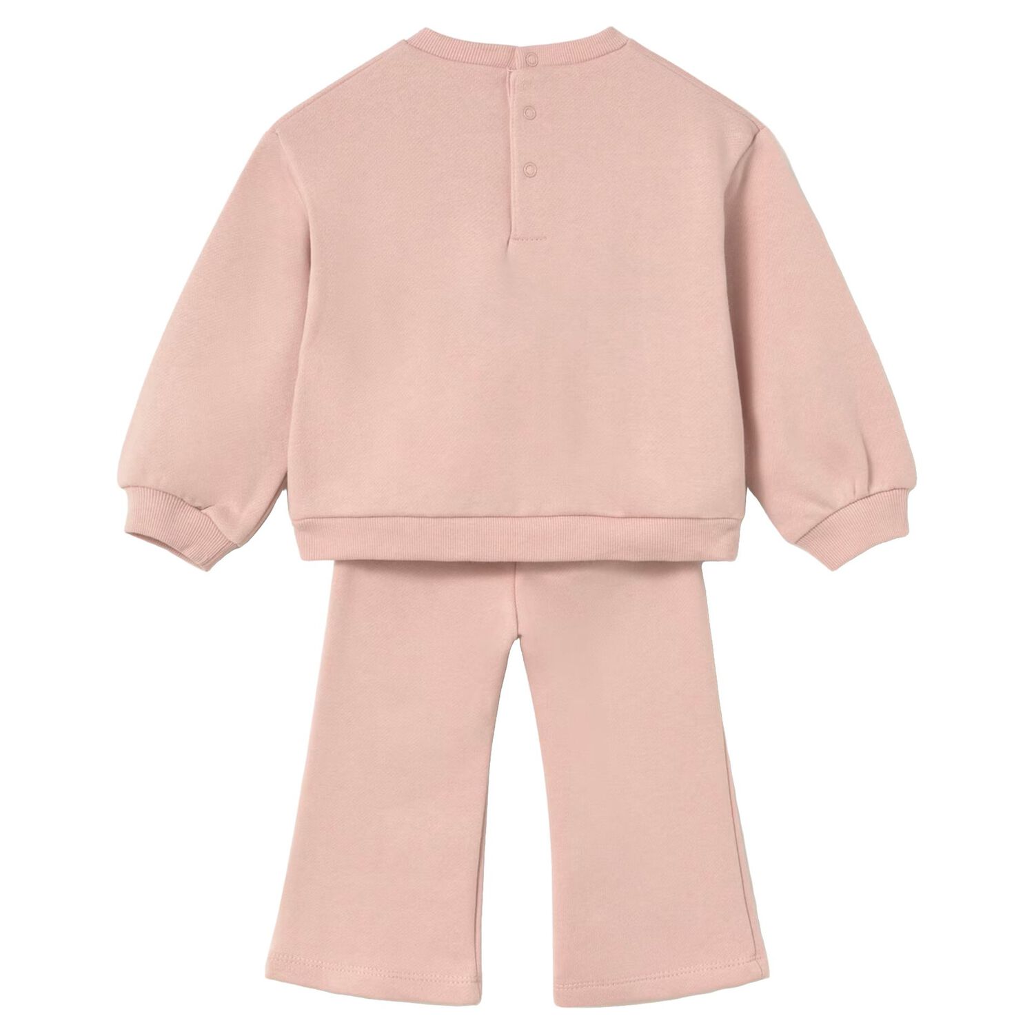Younger Girls Pink Dog Tracksuit, 1, hi-res
