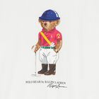 Boys White Polo Bear Sweatshirt, 1, hi-res